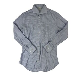 SuitSupply Lt Blue Egyptian Cotton‎ Long Sleeve Button Up Mens Size 15.75/40